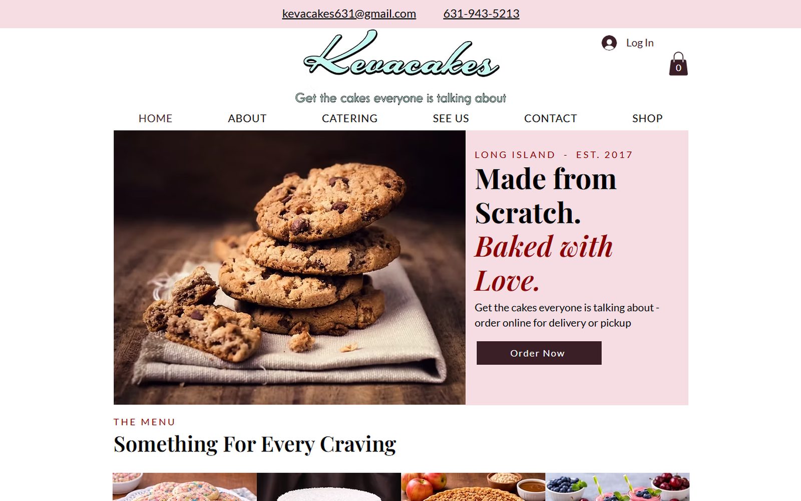 Kevacakes website